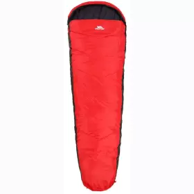 Rød sovepose til sommer, efterår, forår. Trespass billig sovepose