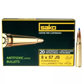 8x57 ammunition Sako powerhead